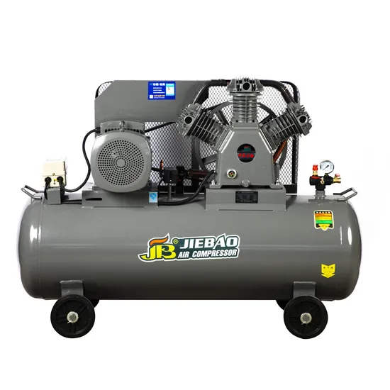 Jiebao Hot Sell 7.5kw Reciprocationg Heavy Duty Portable Piston High Pressure Belt Driven Air Compressor